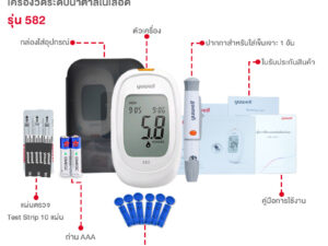 Alternative view of Yuwell เครื่องตรวจน้ำตาลในเลือด รุ่น582 (Bluetooth) Blood Glucose Meter